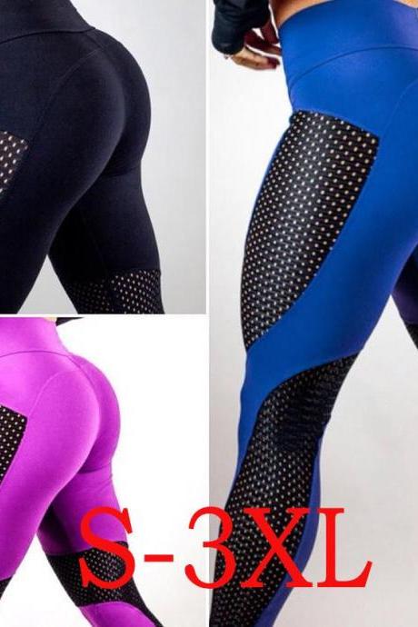 Womens Hot Sale Mesh Dots Printed Yoga Sport Running Brethable Pants Womens Hot Sale Mesh Dots Printed Yoga Sport Running Brethable Pants